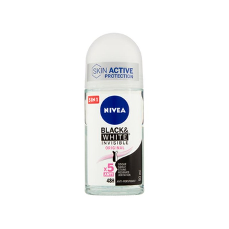 NIVEA DEO ROLL BLACK&WHITE  ML.50