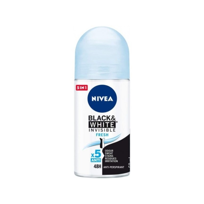 NIVEA DEO ROLL BLACK&WHITE FRESH ML.50