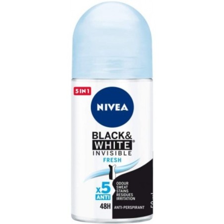 NIVEA DEO ROLL BLACK&WHITE FRESH ML.50