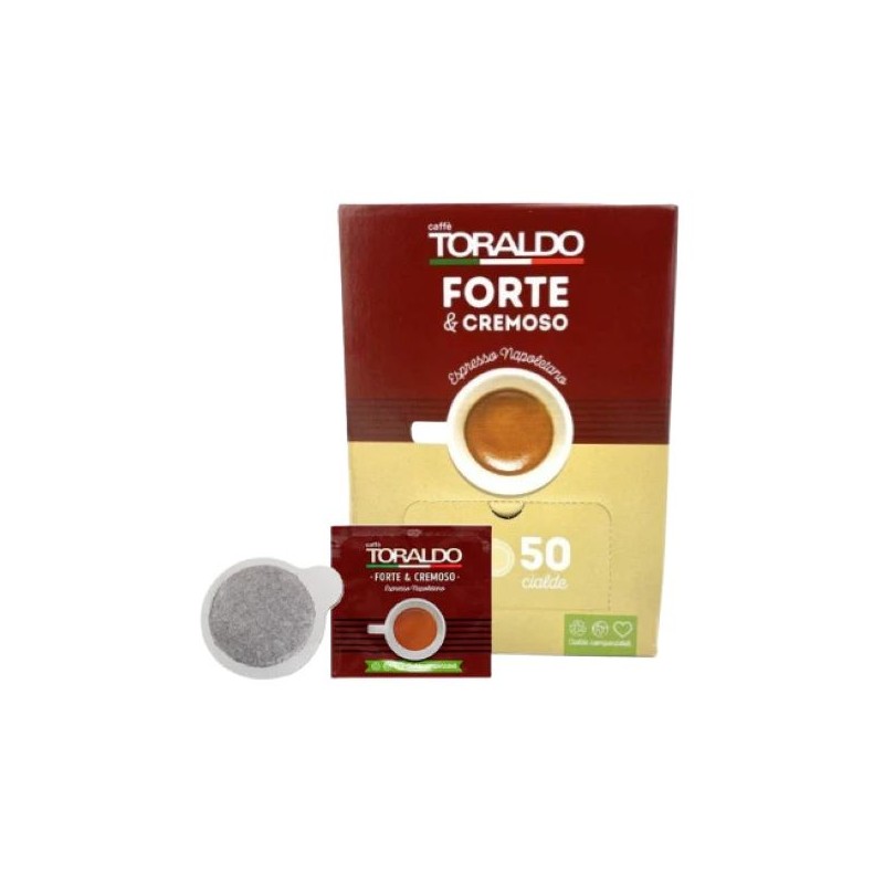 TORALDO FORTE E CREMOSO CIALDA 50 PZ