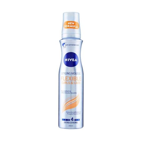 NIVEA STYLING MOUSSE FLEXIBLE CURLS E CARE 150ML