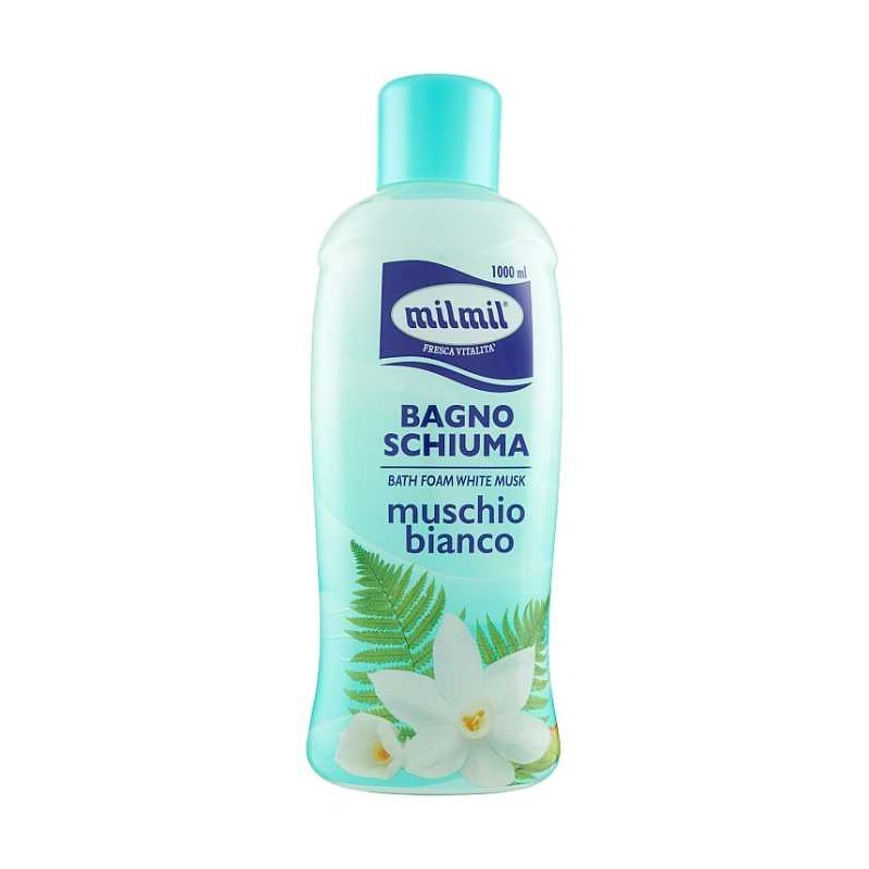 MIL MIL BAGNOSCHIUMA 1LT MUSCHIO BIANCO