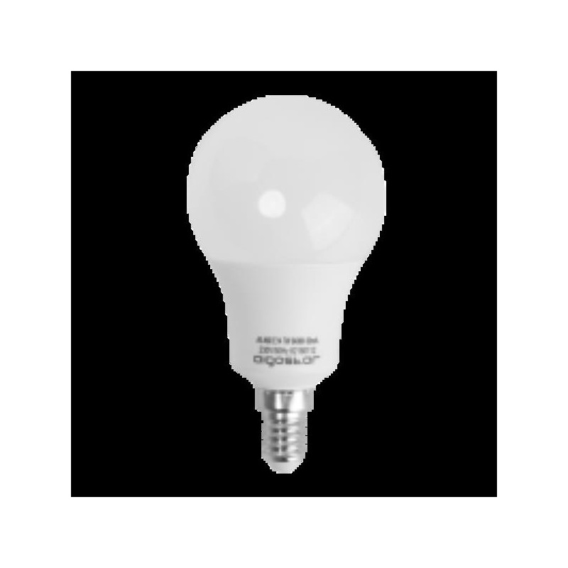 LAMPADINA LED A5 A60 SFERA E14 7W 3000K LUCE CALDA