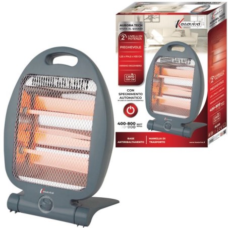 STUFA AL QUARZO AURORA TECH 800W