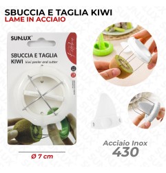 SBUCCIA E TAGLIA KIWI IN ACCIAIO 430 D.