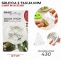 SBUCCIA E TAGLIA KIWI IN ACCIAIO 430 D.