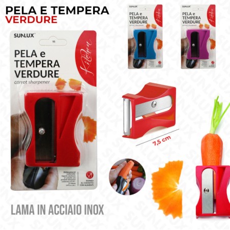 PELA-TEMPERA VERDURE ACCIAIO 7.5CM