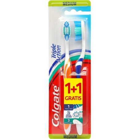 COLGATE SPAZZ TRIPLE ACTION X 2 MEDIO