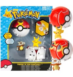 POKEMON THROW  N  POP POKEBALL PIKACHU &