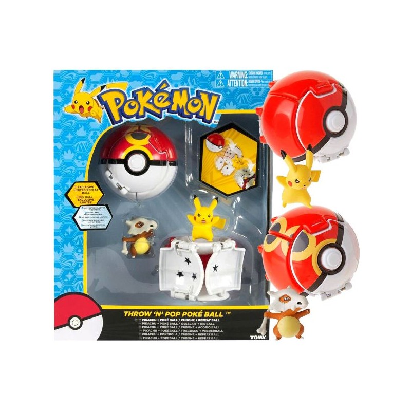 POKEMON THROW  N  POP POKEBALL PIKACHU &