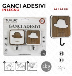 GANCI ADV IN LEGNO 2PCS ASS  MAX 2KG 5 5