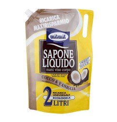 MIL MIL SAPONE LIQUIDO MANI RICARICA BUSTA 2 LITRI