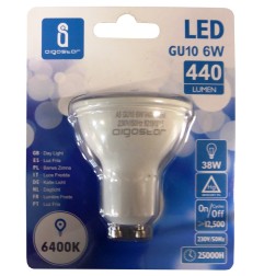 LAMPADINA LED A5 GU10 6W 6400K