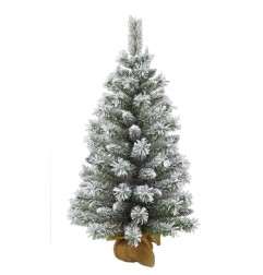 ALBERO POLAR INNEVATO CM.60 BASE JUTA