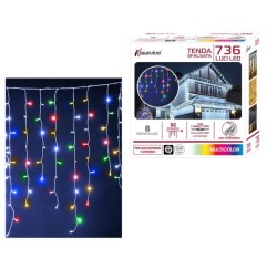 TENDA SFALSATA 736 LED MULTICOLOR