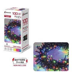 FILO A BATTERIA 100 LED MULTICOLOR