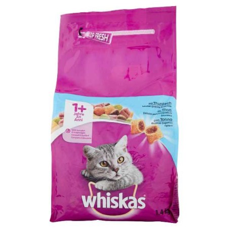 WHISKAS 1+ CROCCANTINI TONNO G