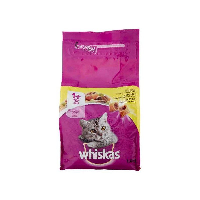 WHISKAS 1+ CROCCANTINI POLLO G