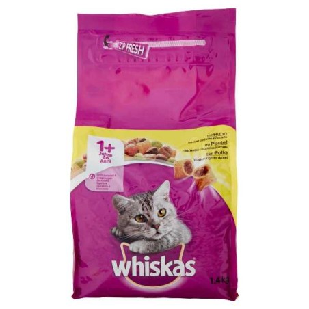 WHISKAS 1+ CROCCANTINI POLLO G