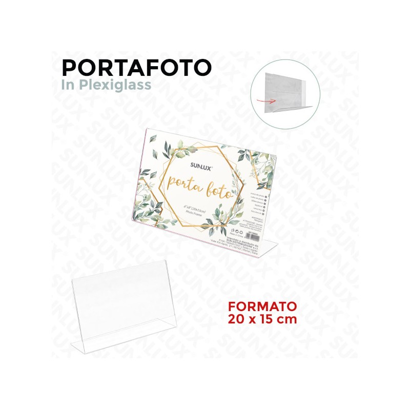 PORTA FOTO PLASTICA ORIZzONTALE