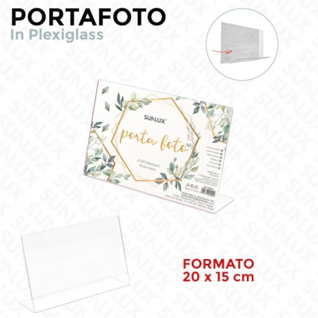 PORTA FOTO PLASTICA ORIZzONTALE