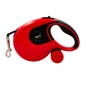 PET RETRACTABLE LEASH  L1.3M 20KG RED/BL