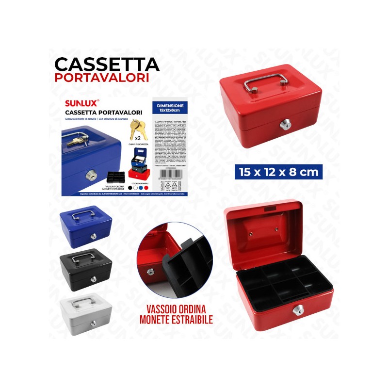 CASSETTA SICUREZZA 150X120X80MM