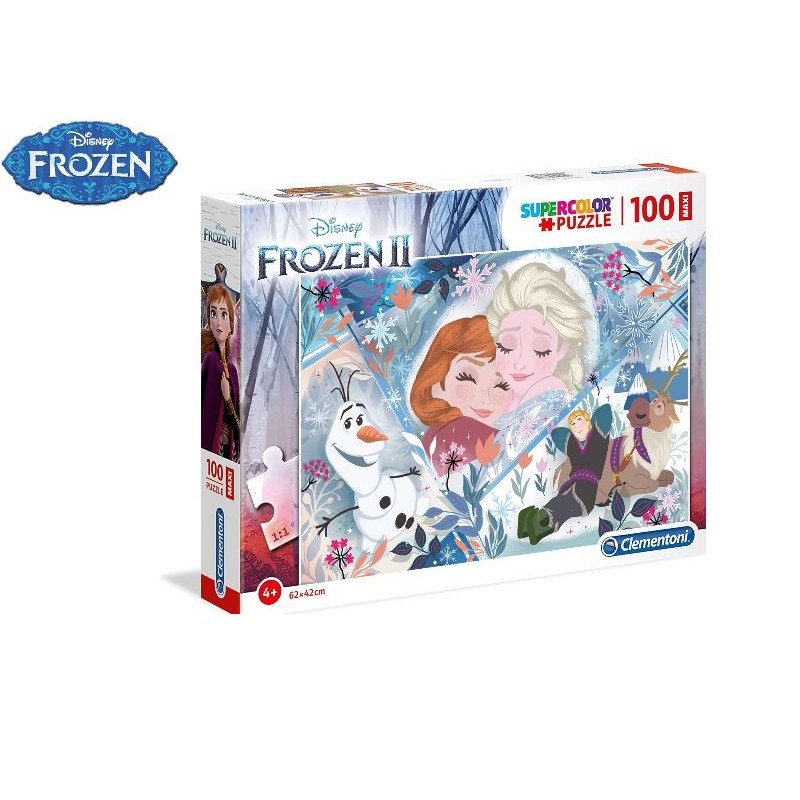 MAXI PUZZLE 100PZ 40X27X4 CM FROZEN 6/1