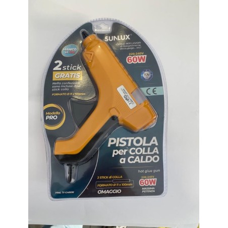 PISTOLA PER COLLA CALDO 60W PZ