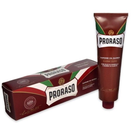 PRORASO SAPONE BARBE DURE TUBO ROSSA 150ML