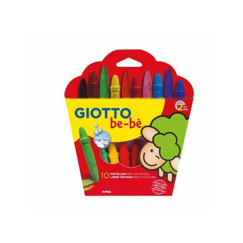 GIOTTO BEBE' COLORI CERA BIG 10PZ