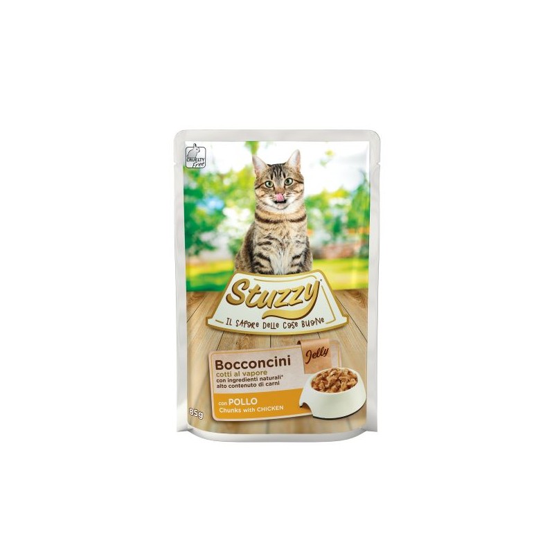 STUZZY CAT BOCCONCINI POLLO JELLY 85GR