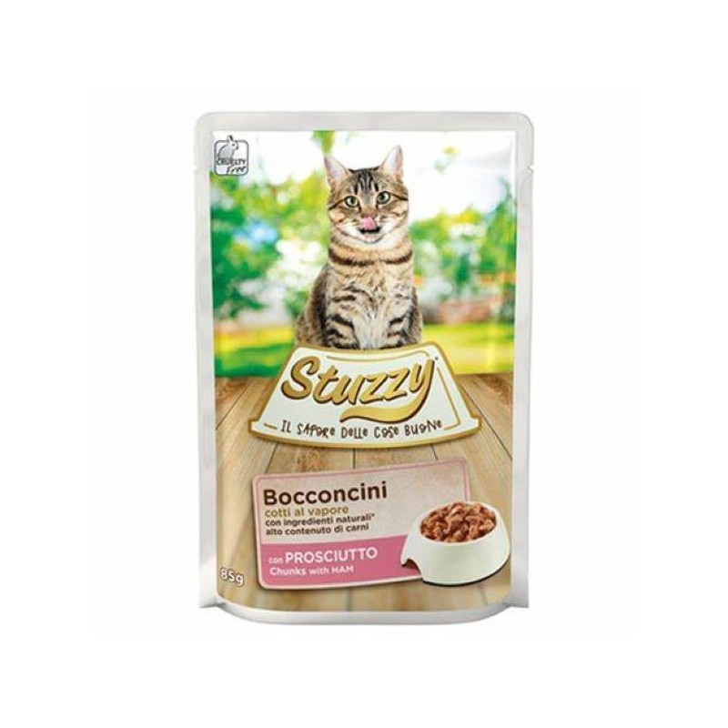 STUZZY CAT BOCCONCINI PROSCIUTTO 85GR