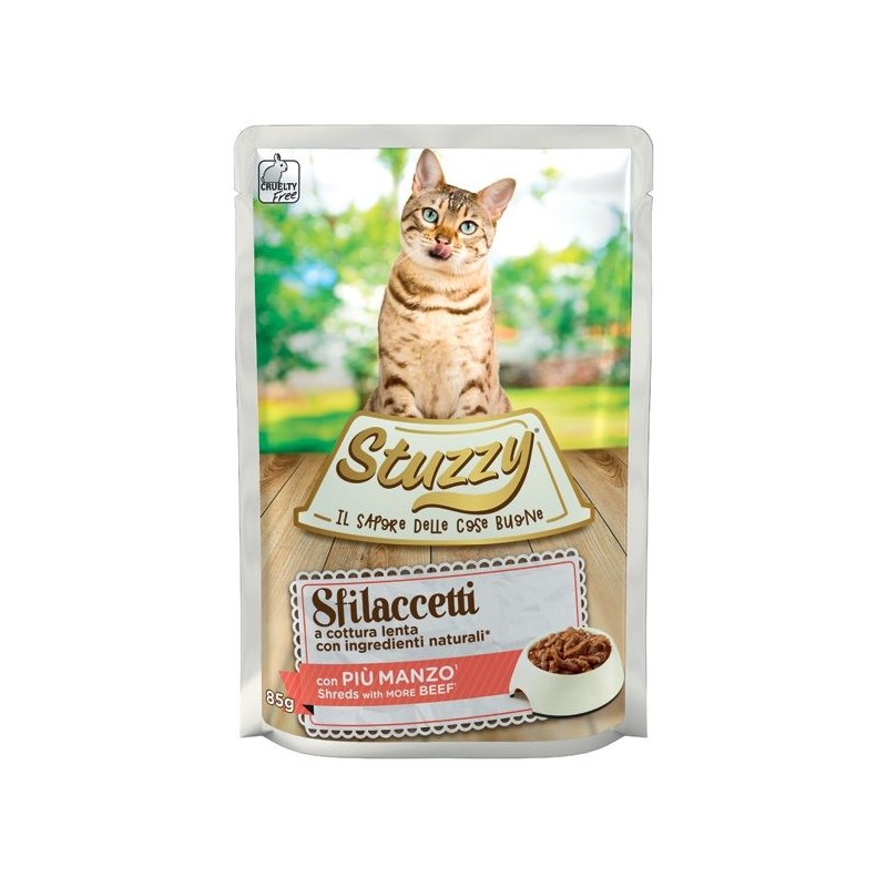 STUZZY CAT SFILACCETTI MANZO 85GR