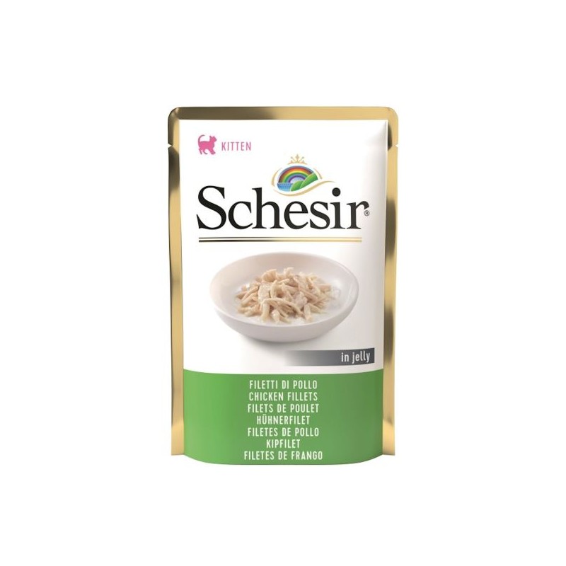 SCHESIR CAT KITTEN POLLO 85GR