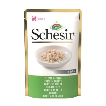 SCHESIR CAT KITTEN POLLO 85GR