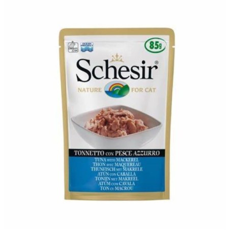 SCHESIR CAT TONNETTO CON PESCE AZZURRO 85 GR