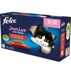 FELIX JUNIOR LE GIHIOTTERIE MANZO&POLLO 12X85G