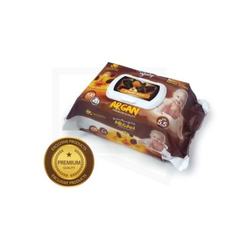 SALVIETTINE BABY ARGAN MAXI 100PZ