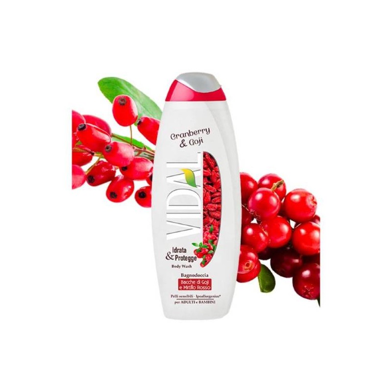 VIDAL BAGNO 500ML BACHHE DI GOJI