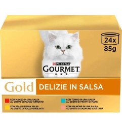 GOURMET GOLD DELIZIA IN SALSA  24X85 GR