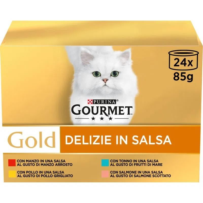 GOURMET GOLD DELIZIA IN SALSA  24X85 GR