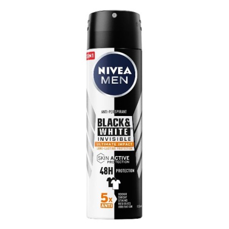 NIVEA DEO BLACK&WHITE INVISIBLE UOMO 150ML