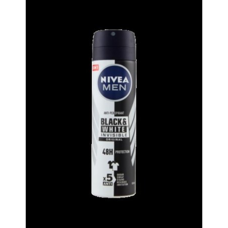 NIVEA DEO BLACK&WHITE  SPRAY 150ML FOR MAN