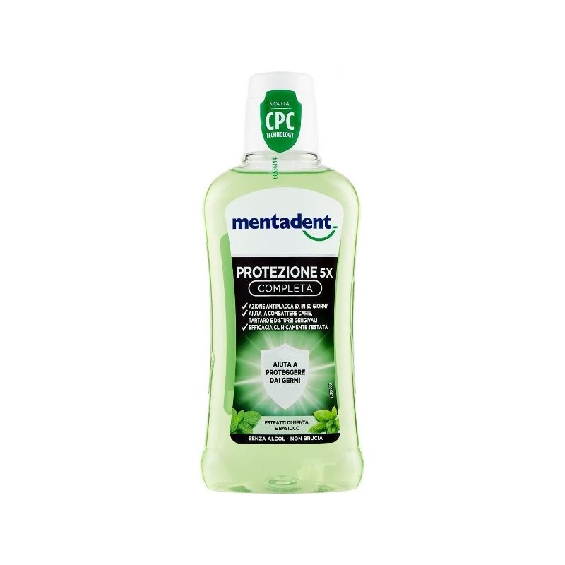 MENTADENT COLLUTTORIO PROTEZIONE X5 400ML