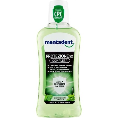MENTADENT COLLUTTORIO PROTEZIONE X5 400ML