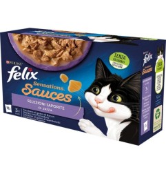 FELIX SENSATIONS SAUCES TACCHINO&SARDINE 12X85G