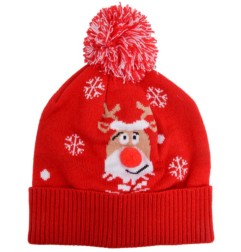 CAPPELLO C/POM POM CM21X26 RUDOLF