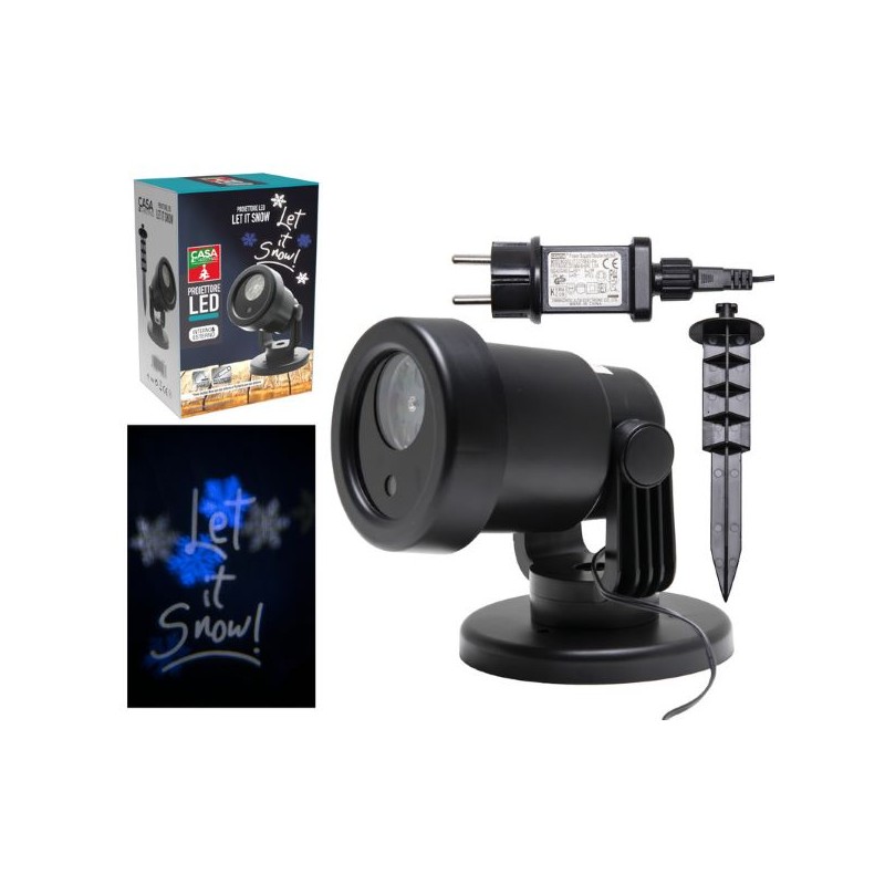 PROIETTORE LED LET IT SNOW INTERNO
