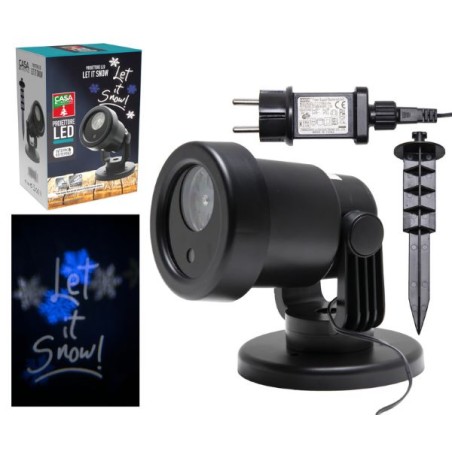 PROIETTORE LED LET IT SNOW INTERNO